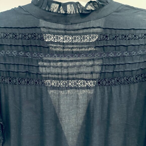 Veronica Beard Satori Eyelet Blue Short Sleeve Maxi Dress | Size 0 - Picture 8 of 16